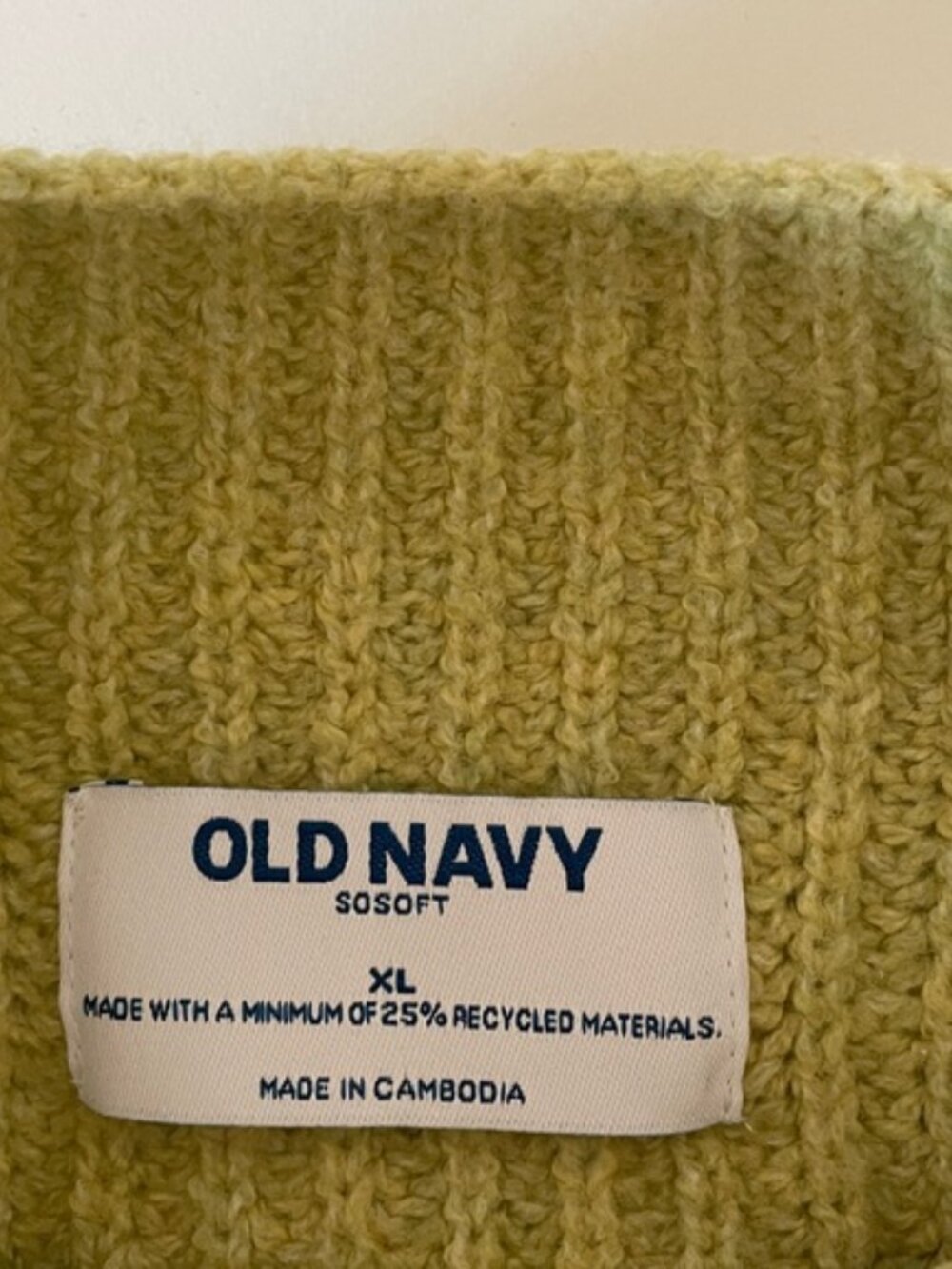Old Navy Oversized Ribbed Sweater Mockneck Boxy SOSOFT - Picture 3 of 13